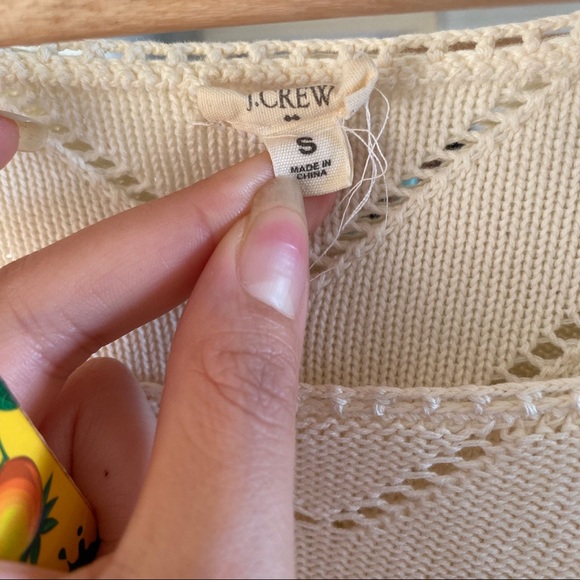 J Crew Ivory Knitted Sweater Size S - Picture 10 of 10